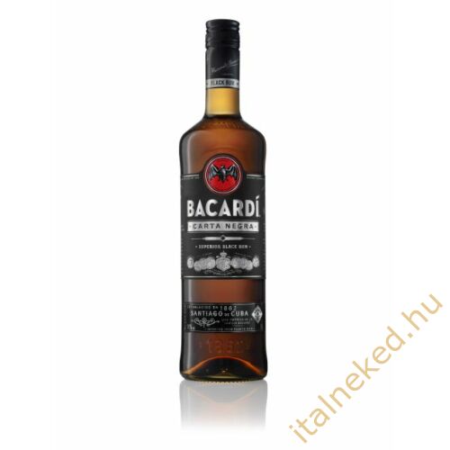 Bacardi Black Carta Negra Rum (40%) 0,7