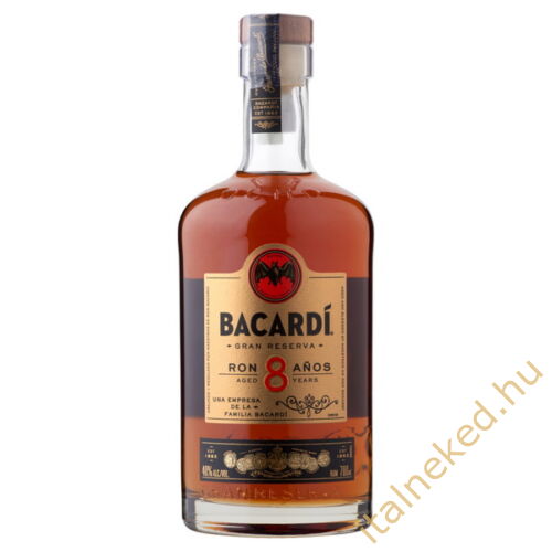 Bacardi 8 Years Rum (40%) 0,7