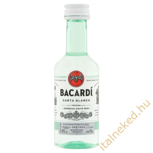 Bacardi Blanca Superior mini(40%) 0,05l