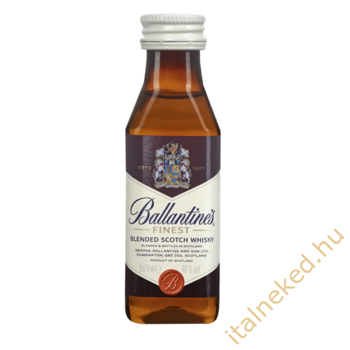 Ballantines whisky mini (40%) 0,05l