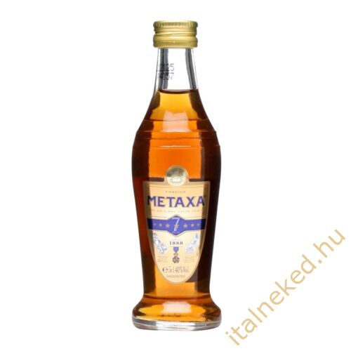 Metaxa  7* konyak mini (40%) 0,05 l