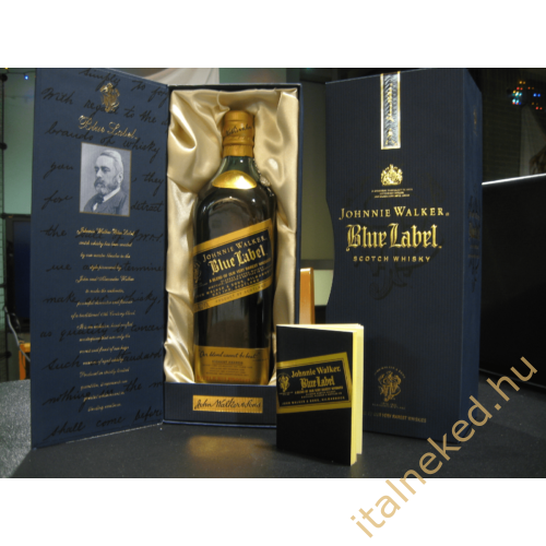Johnnie Walker Blue Label Whisky (papír díszdobozban) (40%) 0,7 l