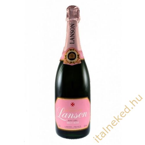 Lanson Rosé Label Brut Champagne pezsgő (12,5%) 0,75 l