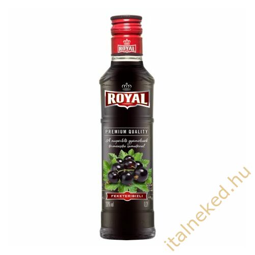Royal vodka Feketeribizli (28%) 0,2 l